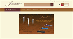 Desktop Screenshot of jeanne-inc.com